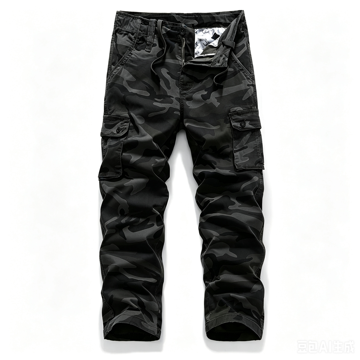 Men's Camo Pants, Casual Outdoor Tactical Camouflage Trousers