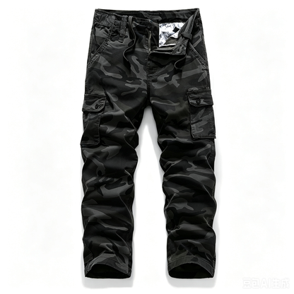 Men's Camo Pants, Casual Outdoor Tactical Camouflage Trousers