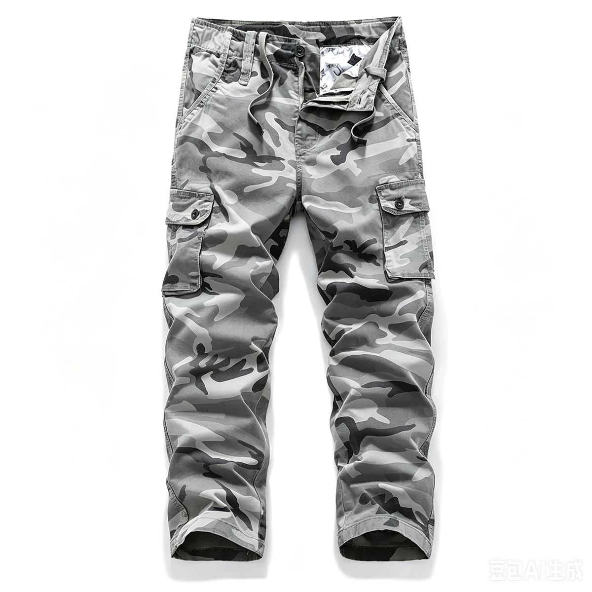 Men's Camo Pants, Casual Outdoor Tactical Camouflage Trousers