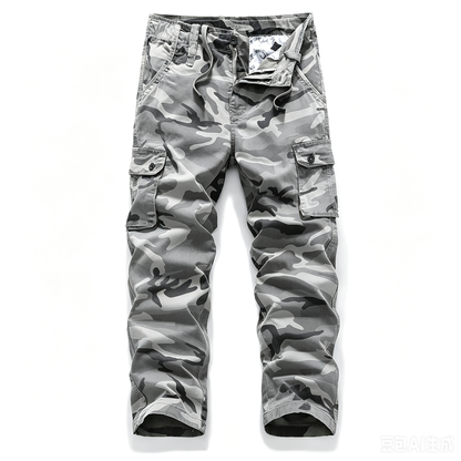 Men's Camo Pants, Casual Outdoor Tactical Camouflage Trousers