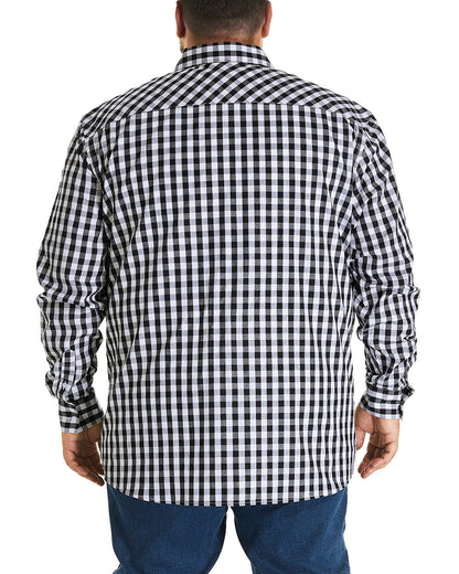 FILORM Big and Tall Mens Cotton Button Down Shirt 3XL-6XL