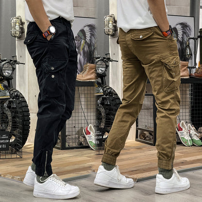 Men's Multi-Pockets Drawstring Elastic Waist Cargo Pants — 🔥Summer sale 50% Off