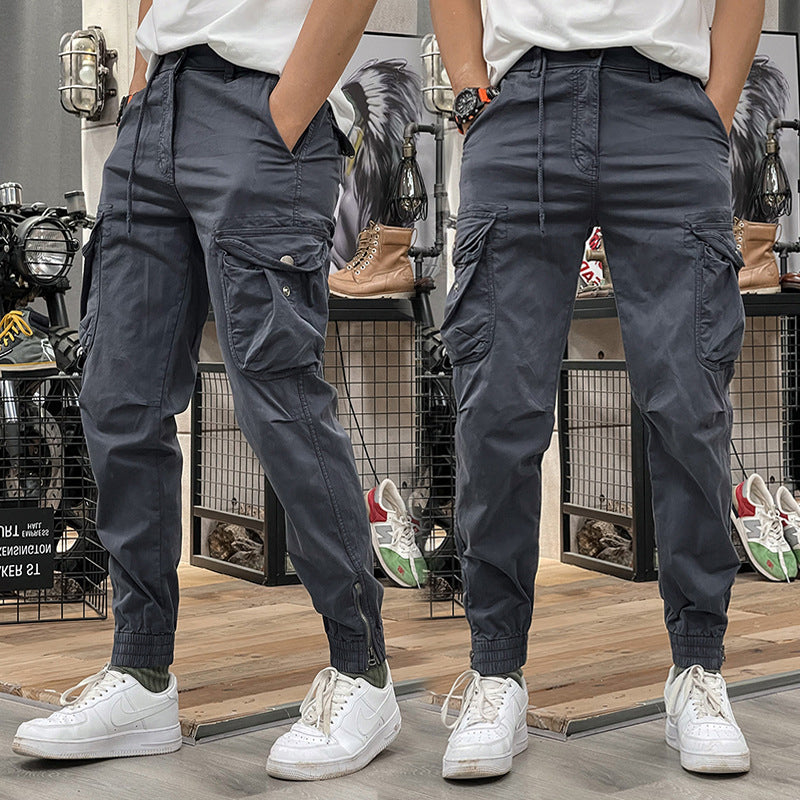 Men's Multi-Pockets Drawstring Elastic Waist Cargo Pants — 🔥Summer sale 50% Off
