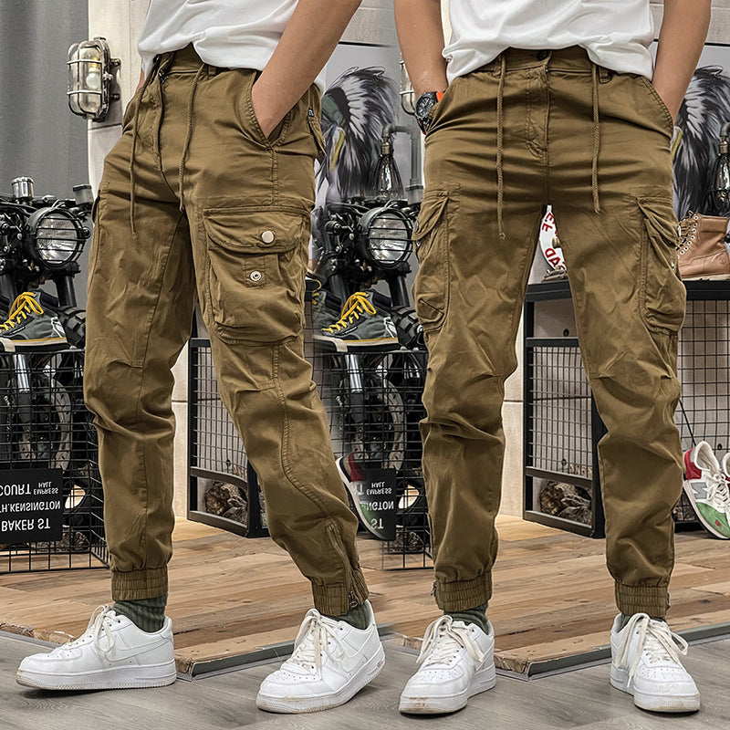 Men's Multi-Pockets Drawstring Elastic Waist Cargo Pants — 🔥Summer sale 50% Off