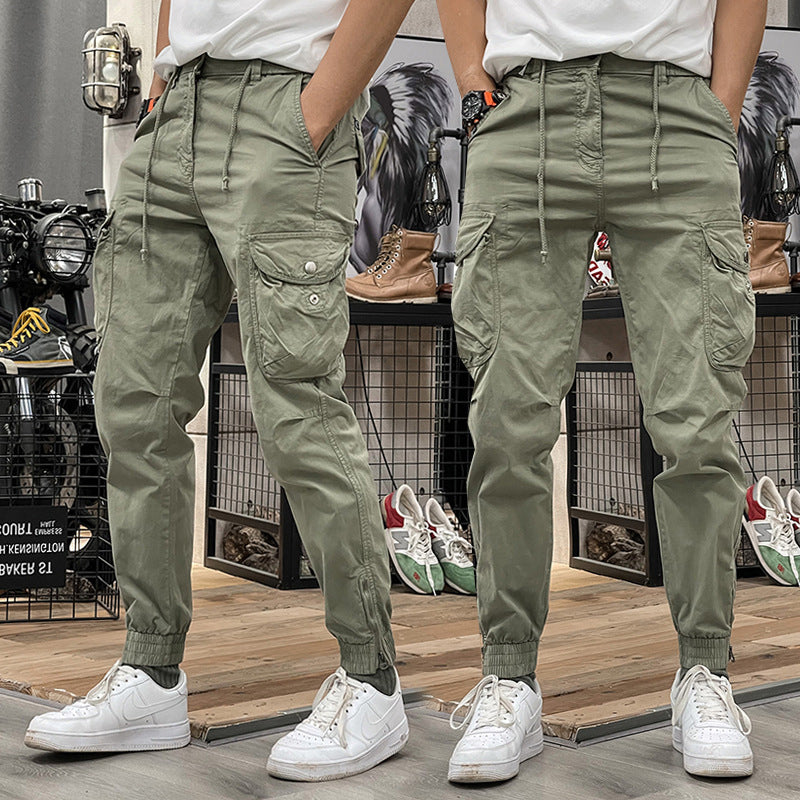 Men's Multi-Pockets Drawstring Elastic Waist Cargo Pants — 🔥Summer sale 50% Off