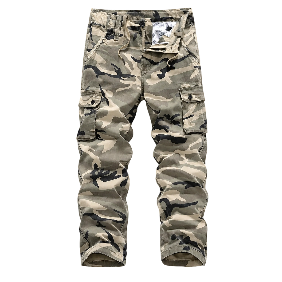Men's Camo Pants, Casual Outdoor Tactical Camouflage Trousers