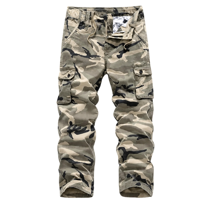 Men's Camo Pants, Casual Outdoor Tactical Camouflage Trousers