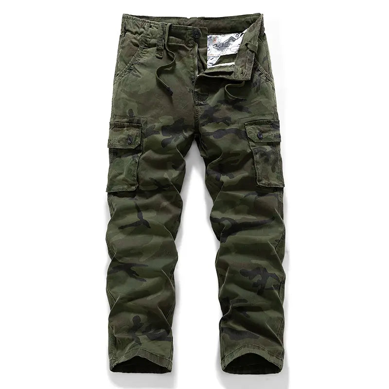 Men's Camo Pants, Casual Outdoor Tactical Camouflage Trousers