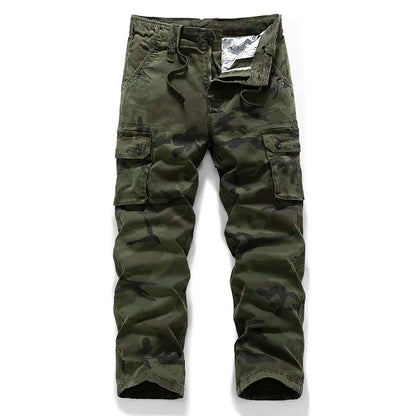 Men's Camo Pants, Casual Outdoor Tactical Camouflage Trousers