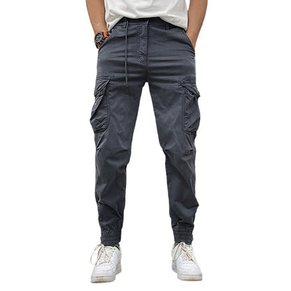 Men's Multi-Pockets Drawstring Elastic Waist Cargo Pants — 🔥Summer sale 50% Off