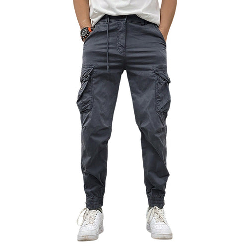 Men's Multi-Pockets Drawstring Elastic Waist Cargo Pants — 🔥Summer sale 50% Off