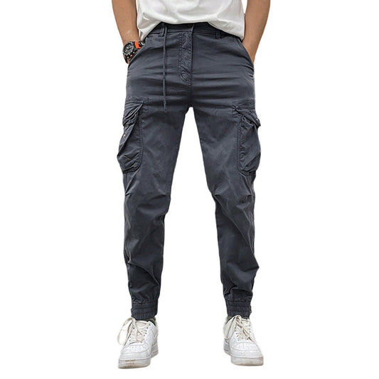 Men's Multi-Pockets Drawstring Elastic Waist Cargo Pants — 🔥Summer sale 50% Off