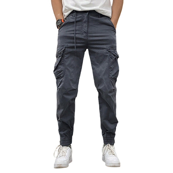 Men's Multi-Pockets Drawstring Elastic Waist Cargo Pants — 🔥Summer sale 50% Off