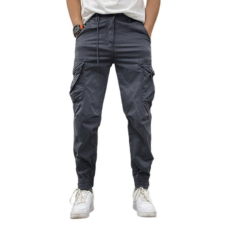 Men's Multi-Pockets Drawstring Elastic Waist Cargo Pants — 🔥Summer sale 50% Off