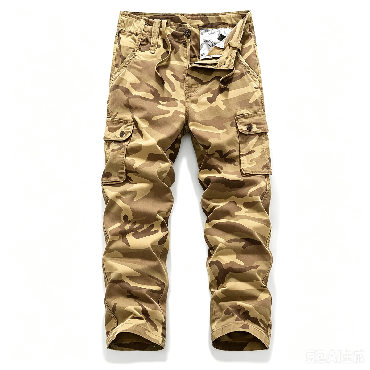 Men's Camo Pants, Casual Outdoor Tactical Camouflage Trousers