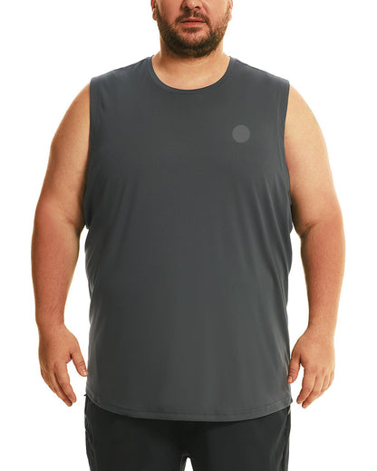 FILORM Big Size Mens Tank Tops, Sleeveless Workout Shirt for Man 2XL-6XL