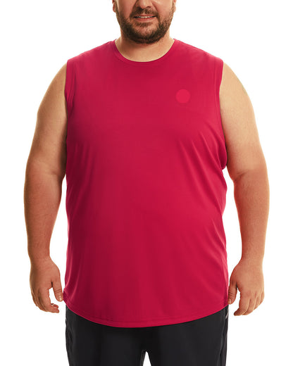FILORM Big Size Mens Tank Tops, Sleeveless Workout Shirt for Man 2XL-6XL