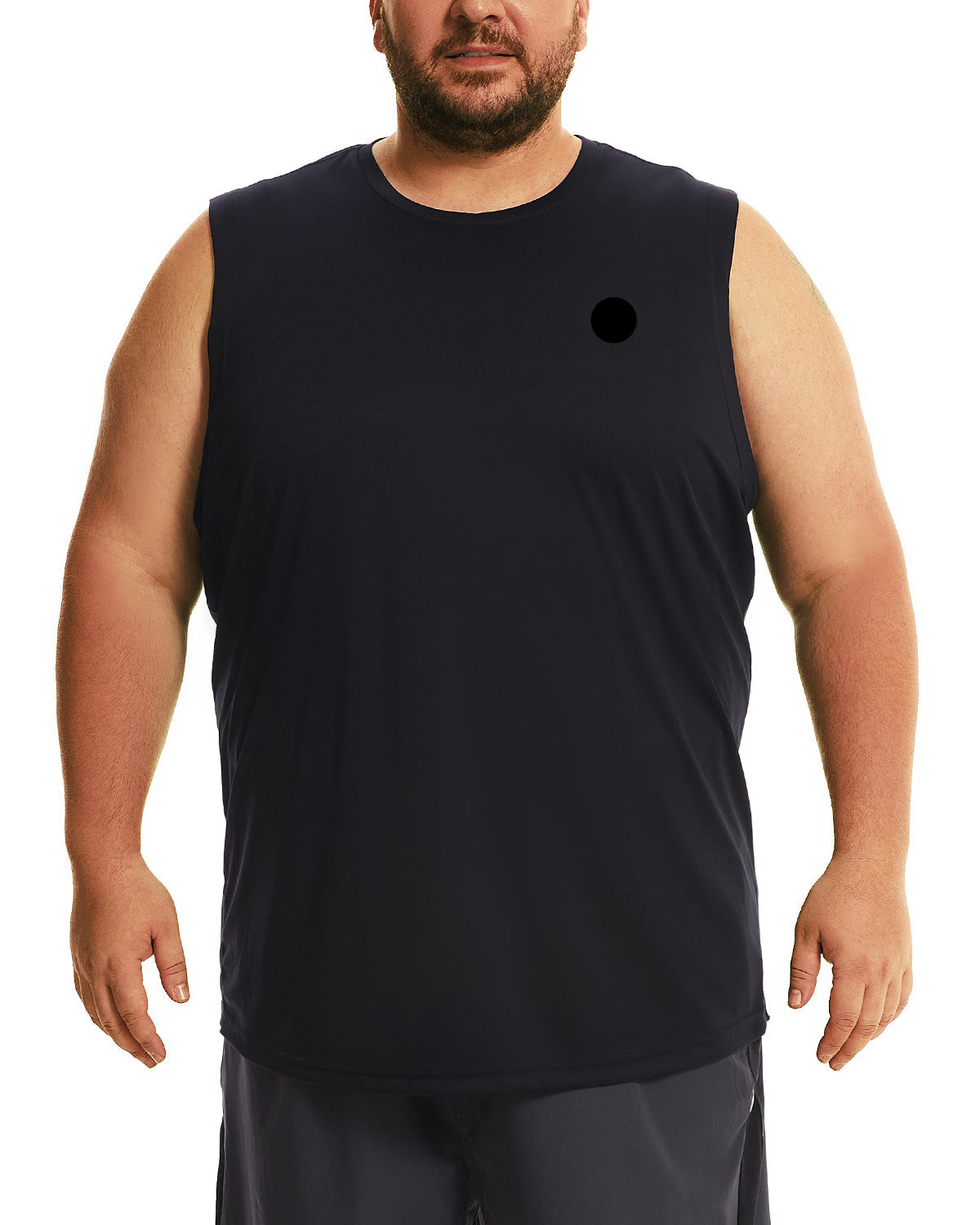 FILORM Big Size Mens Tank Tops, Sleeveless Workout Shirt for Man 2XL-6XL