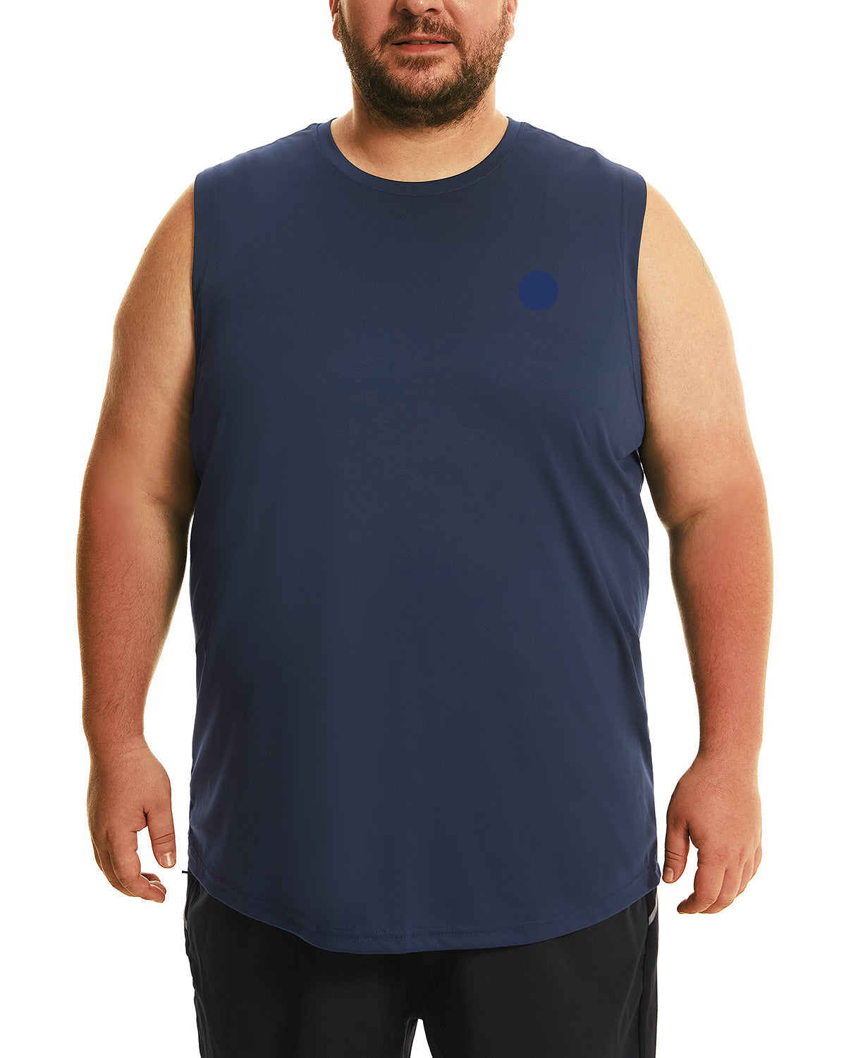 FILORM Big Size Mens Tank Tops, Sleeveless Workout Shirt for Man 2XL-6XL