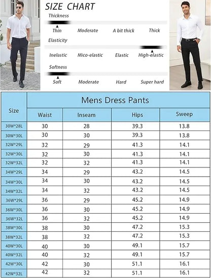 Filorm Men's Business Casual Dress Pants