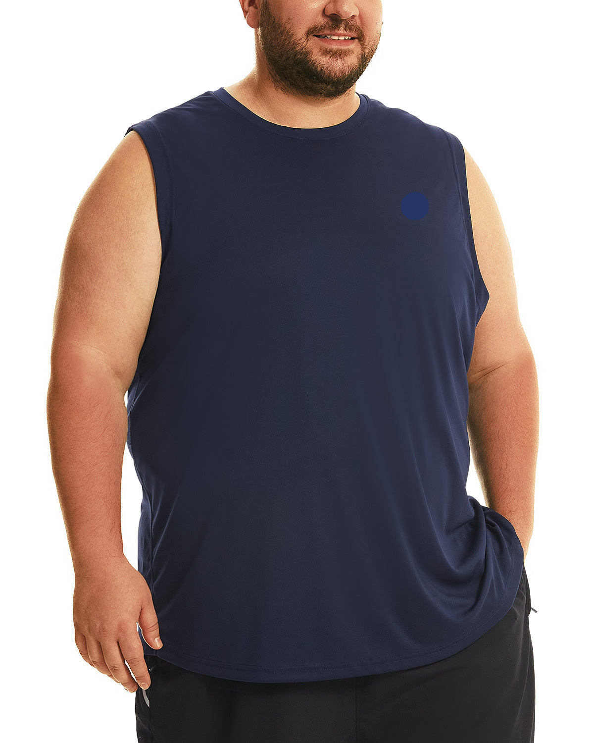 FILORM Big Size Mens Tank Tops, Sleeveless Workout Shirt for Man 2XL-6XL