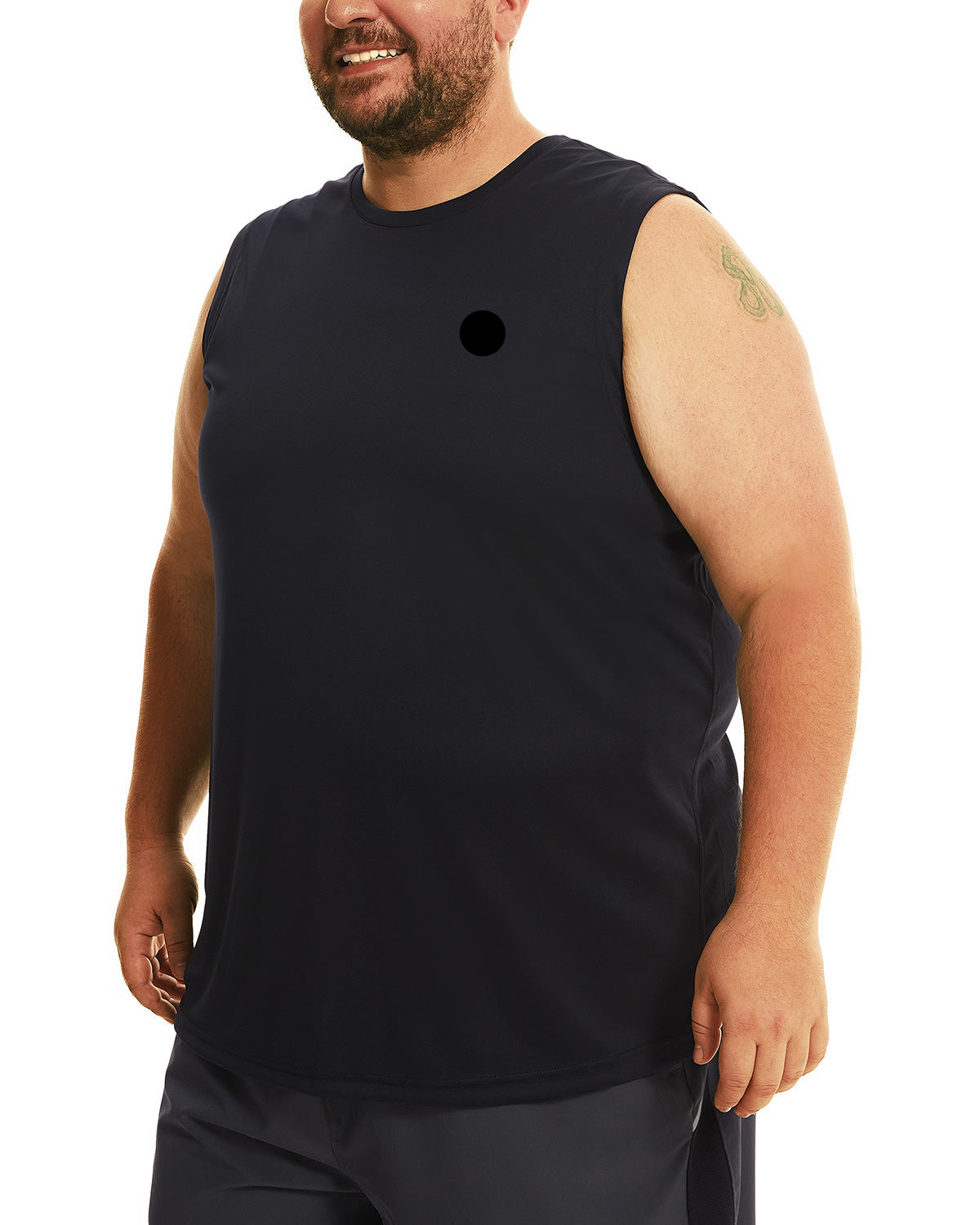 FILORM Big Size Mens Tank Tops, Sleeveless Workout Shirt for Man 2XL-6XL