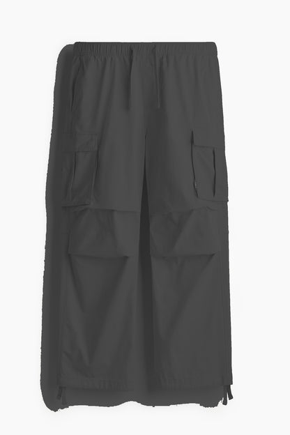 Relaxed Fit Cargo Pants - Charcoal