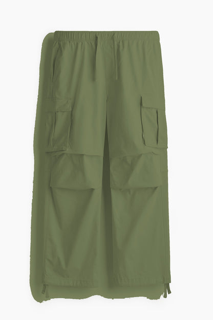 Relaxed Fit Cargo Pants - Olive