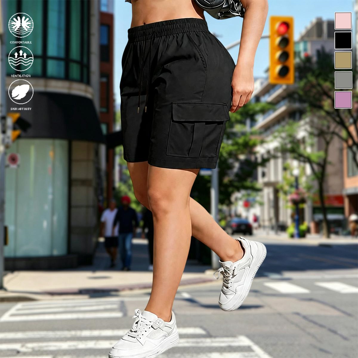 Women's Hiking Cargo Shorts – Multi-Pocket