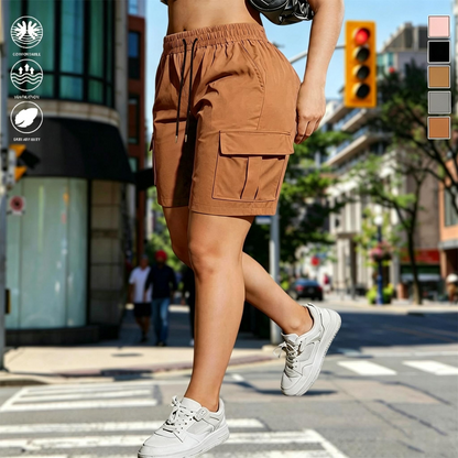Women's Hiking Cargo Shorts – Multi-Pocket