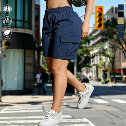 Women's Hiking Cargo Shorts – Multi-Pocket