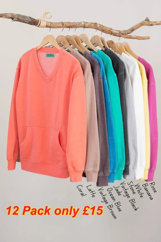 Autumn Breeze V-Neck Sweatshirt