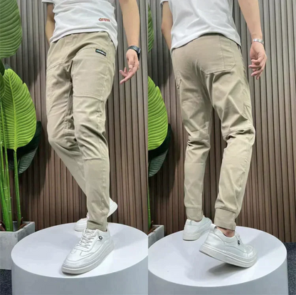 Men's Stretch Multifunctional Cargo Pants Beige