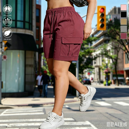 Women's Hiking Cargo Shorts – Multi-Pocket