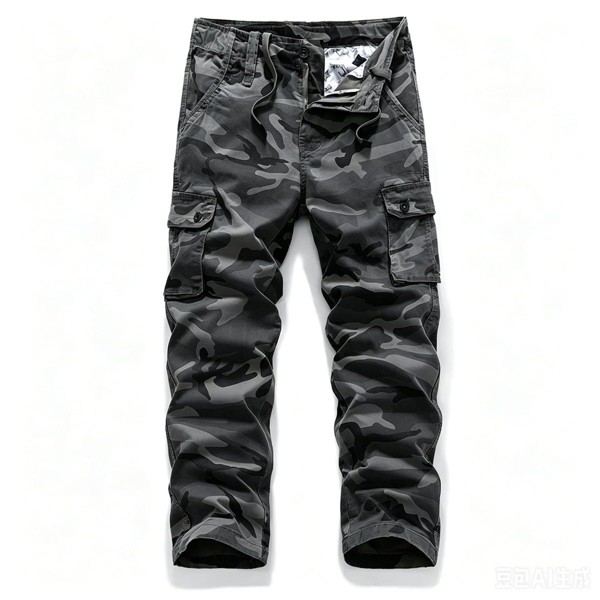 Men's Camo Pants, Casual Outdoor Tactical Camouflage Trousers