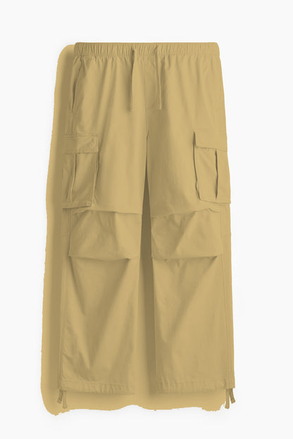 Relaxed Fit Cargo Pants - Khaki