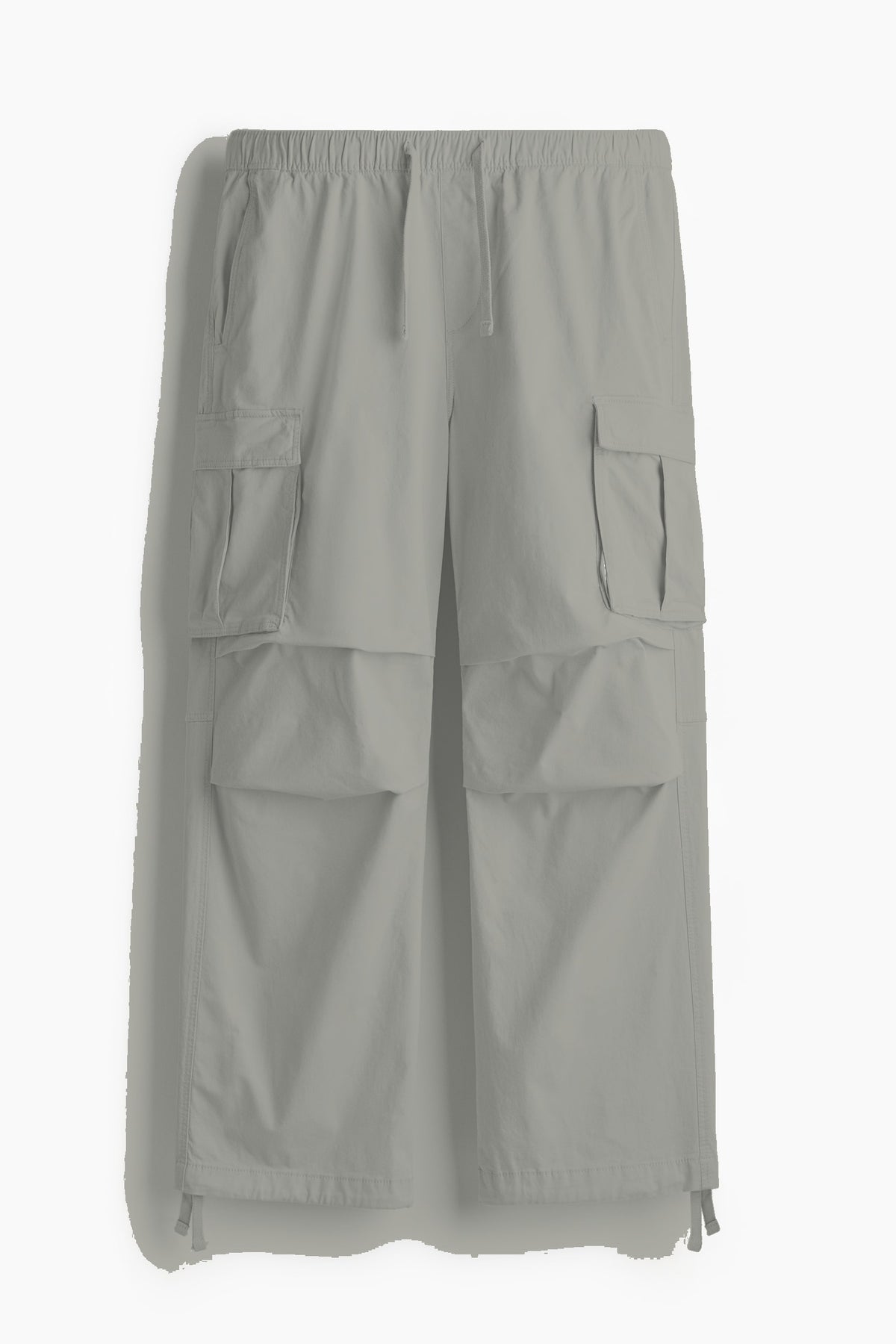 Relaxed Fit Cargo Pants - Grey