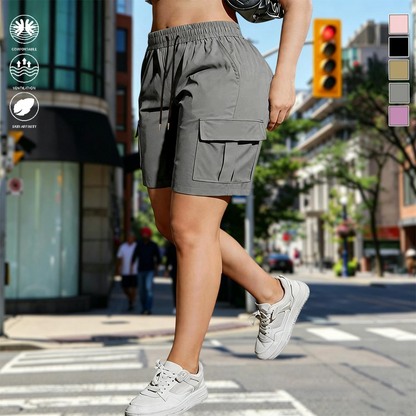 Women's Hiking Cargo Shorts – Multi-Pocket