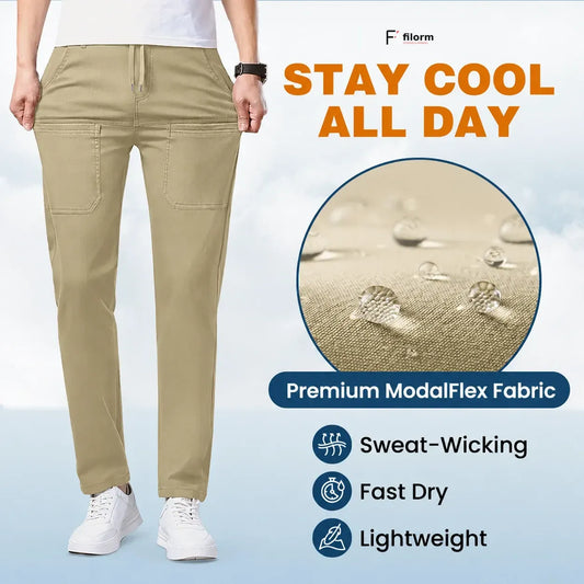 🔥Men's FILORM Pants - Ultra Stretch Lightweight Breathable Cargo Pants