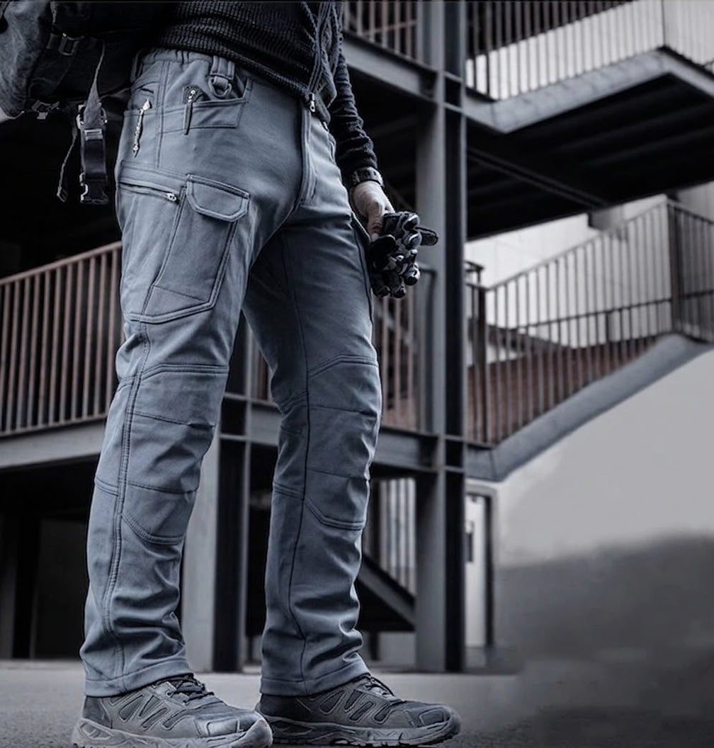 Men's Softshell Waterproof Tactical Cargo Pants