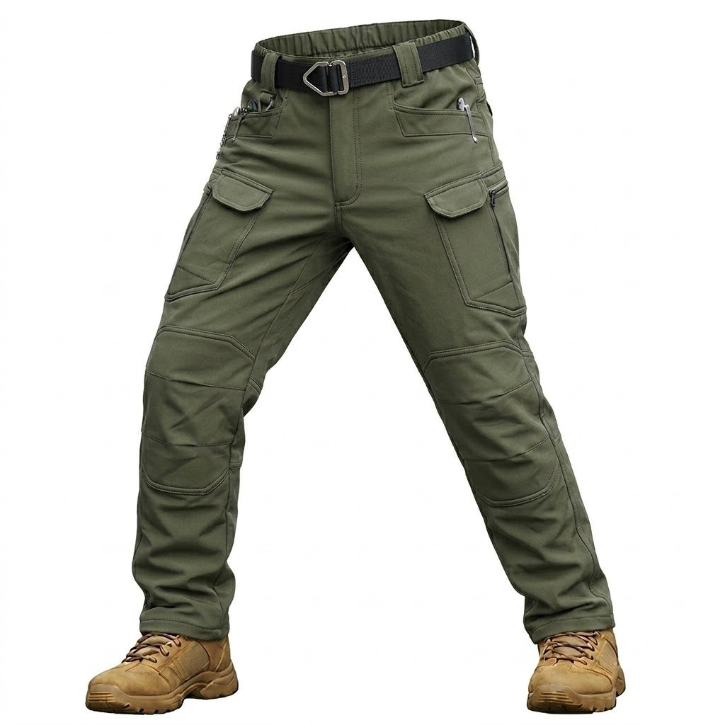 Men's Softshell Waterproof Tactical Cargo Pants