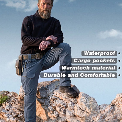 Men's Softshell Waterproof Tactical Cargo Pants