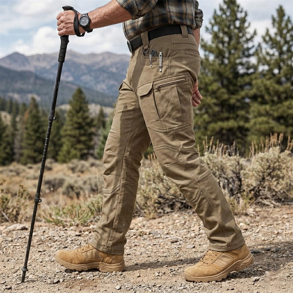 Men's Softshell Waterproof Tactical Cargo Pants
