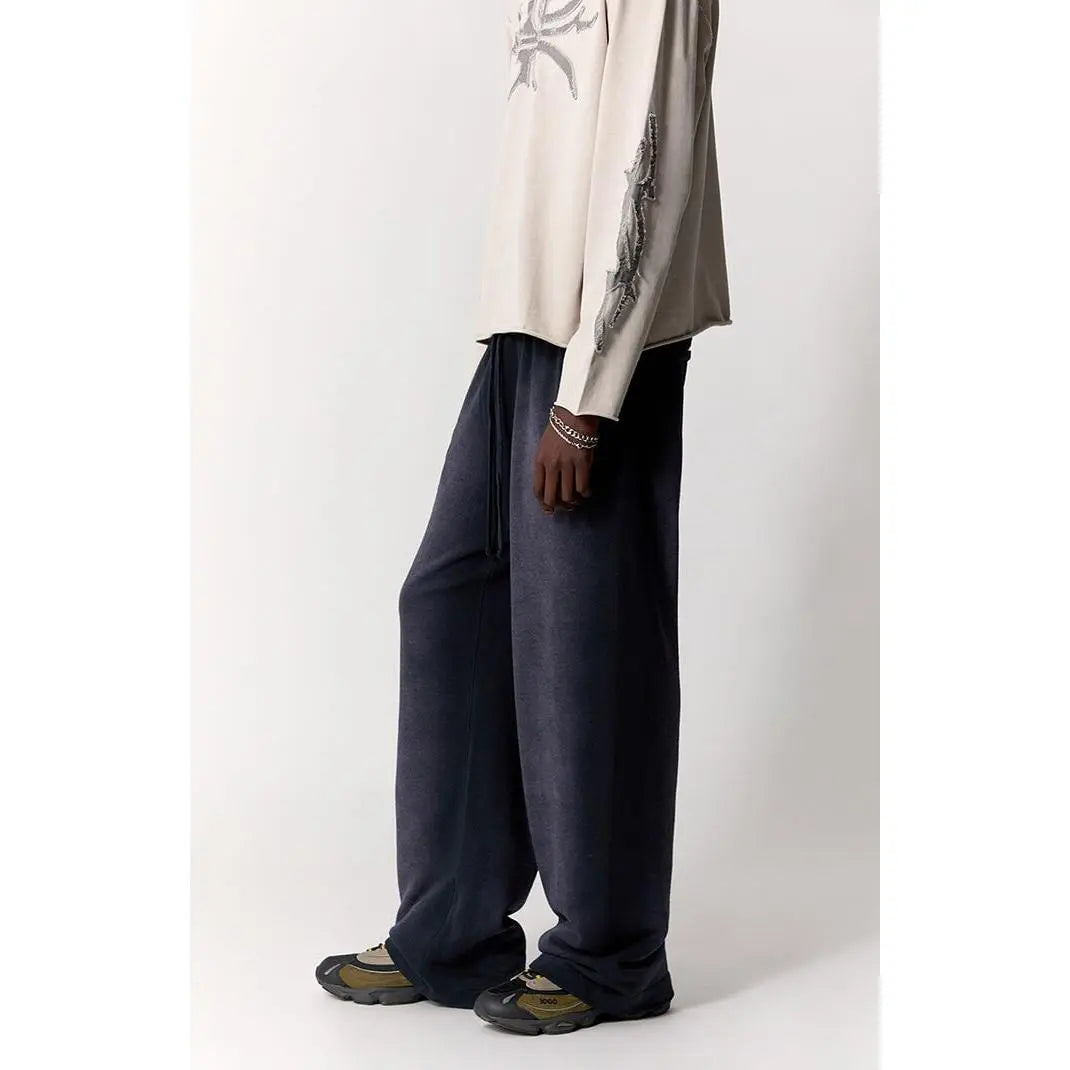 Men's Washed Fleece Extreme Baggy Sweatpants